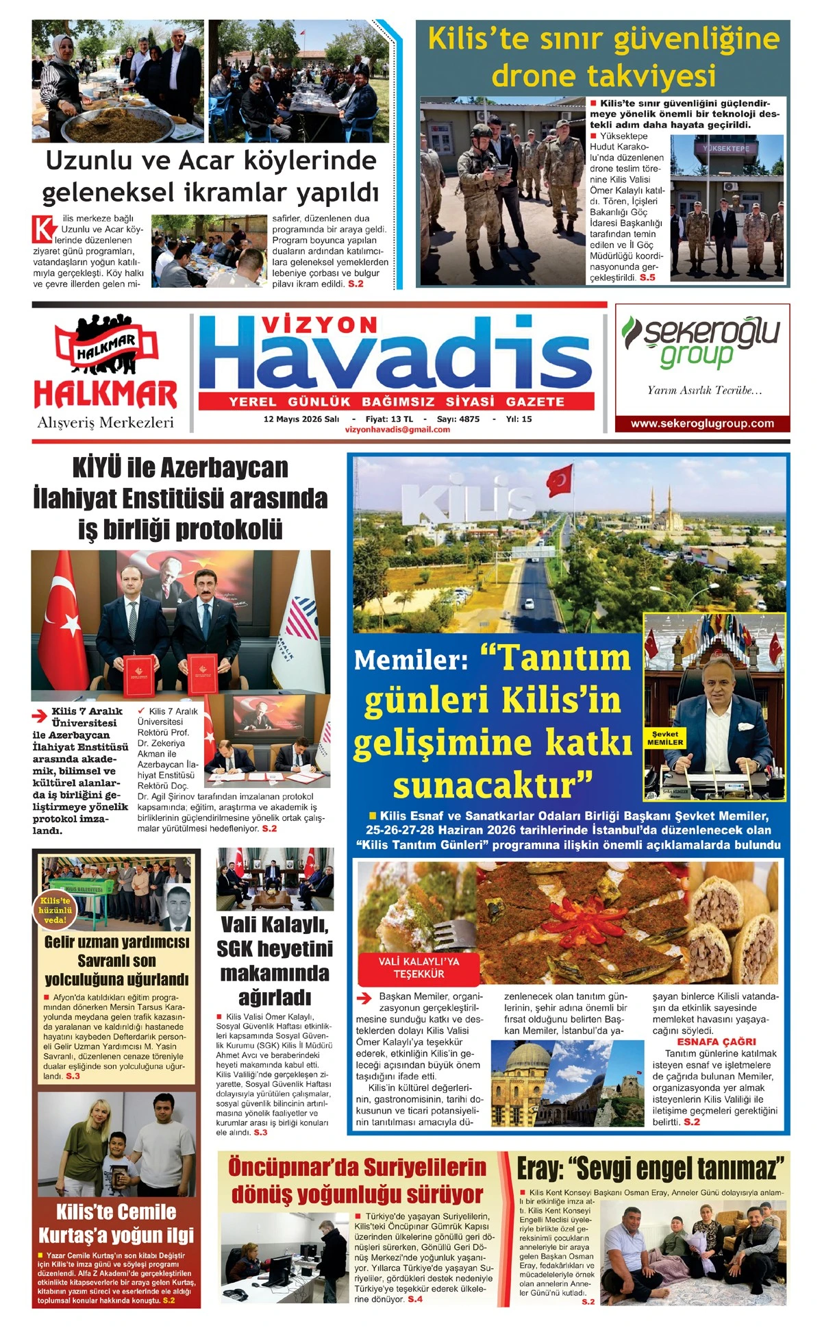 12.05.2026 E-GAZETE