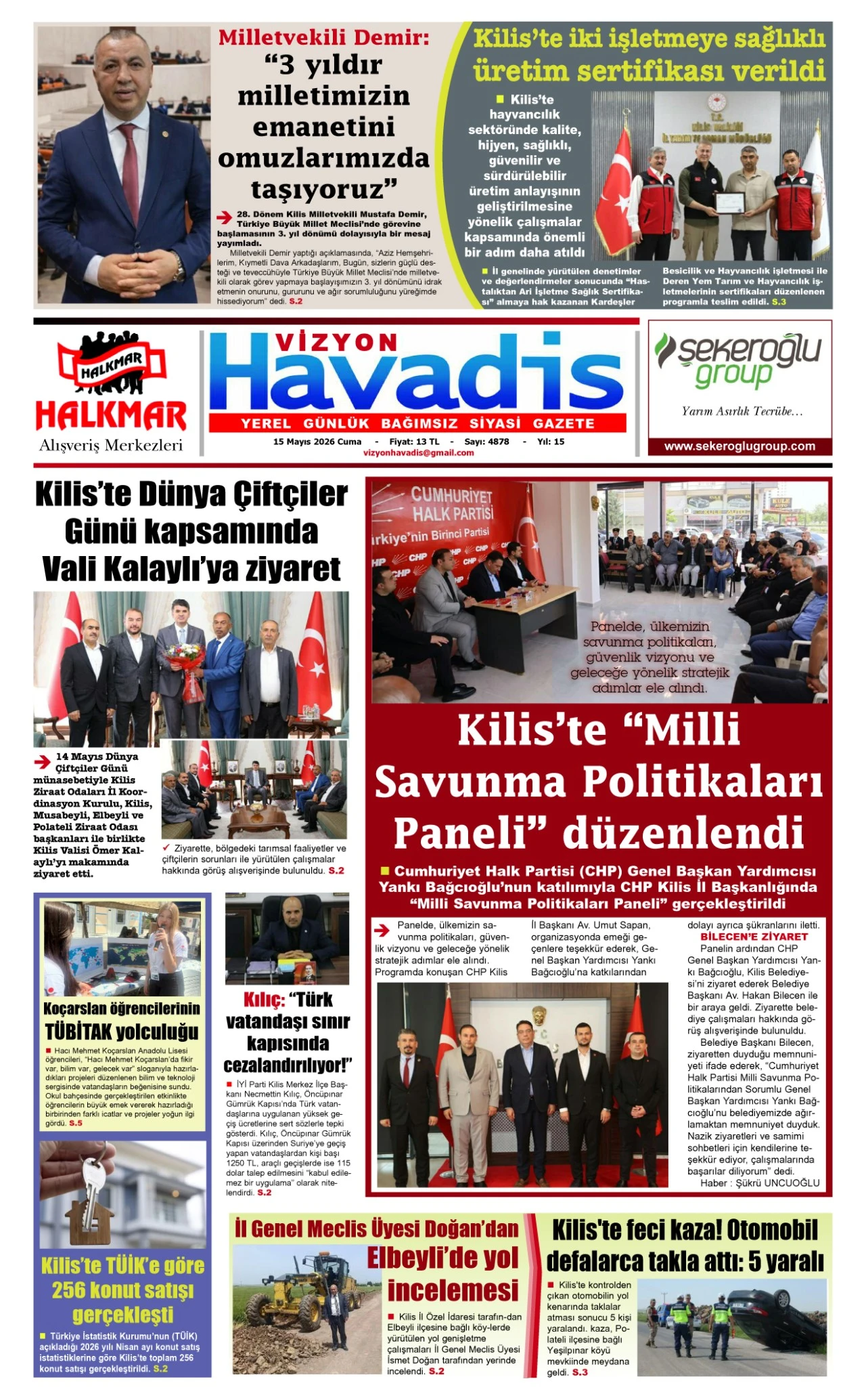 15.05.2026 E-GAZETE
