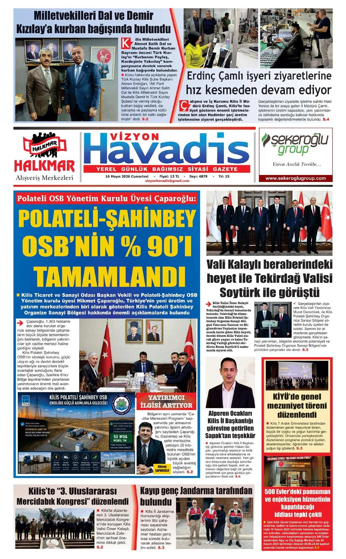 16.05.2026 E-GAZETE
