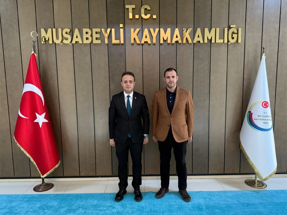 Iğdır Vali Yardımcısı Abdurrahman &Ccedil;elebi&rsquo;den Musabeyli Kaymakamı Erdem Karanfil&rsquo;e ziyaret