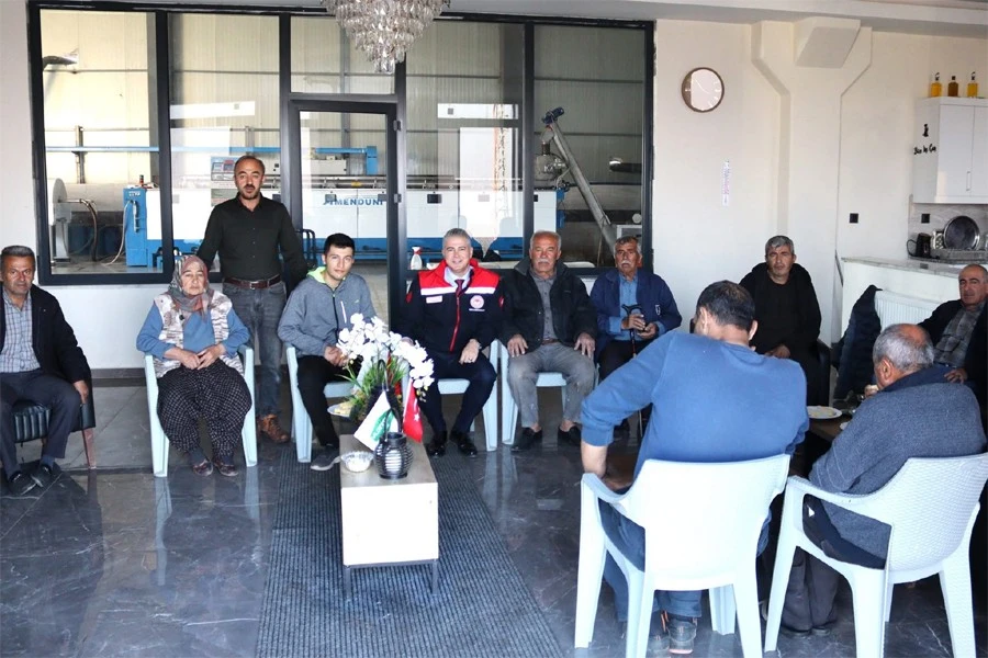 İl Müdürü Küçük’ten Musabeyli’de Çiftçi Ziyareti