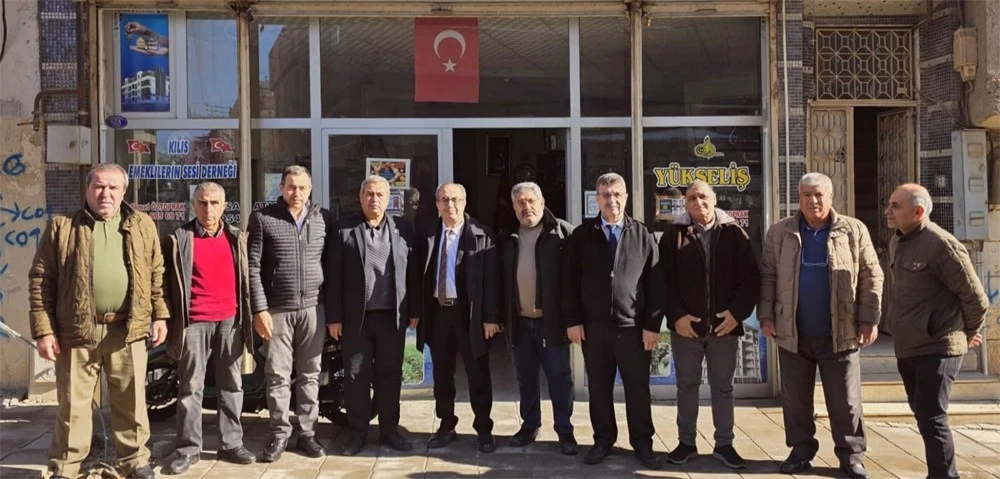 Kepek&ccedil;i&rsquo;den Kilis Emeklilerin Sesi Derneği&rsquo;ne ziyaret