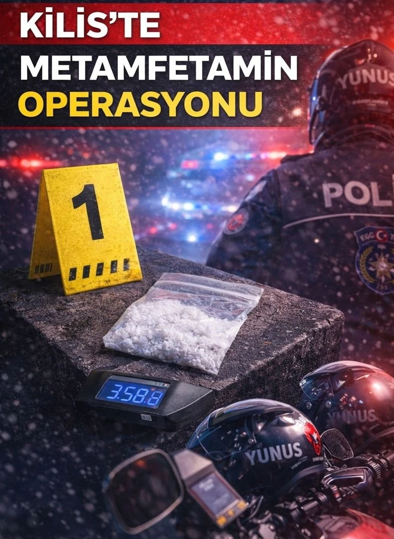 Kilis&rsquo;te ş&uuml;phe &uuml;zerine durdurulan şahıstan uyuşturucu &ccedil;ıktı