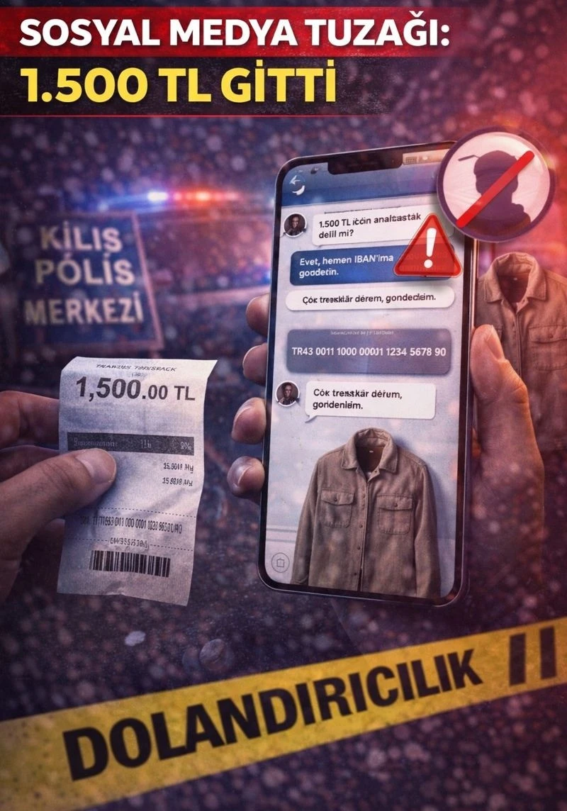 Sosyal medya &uuml;zerinden alışveriş dolandırıcılığı