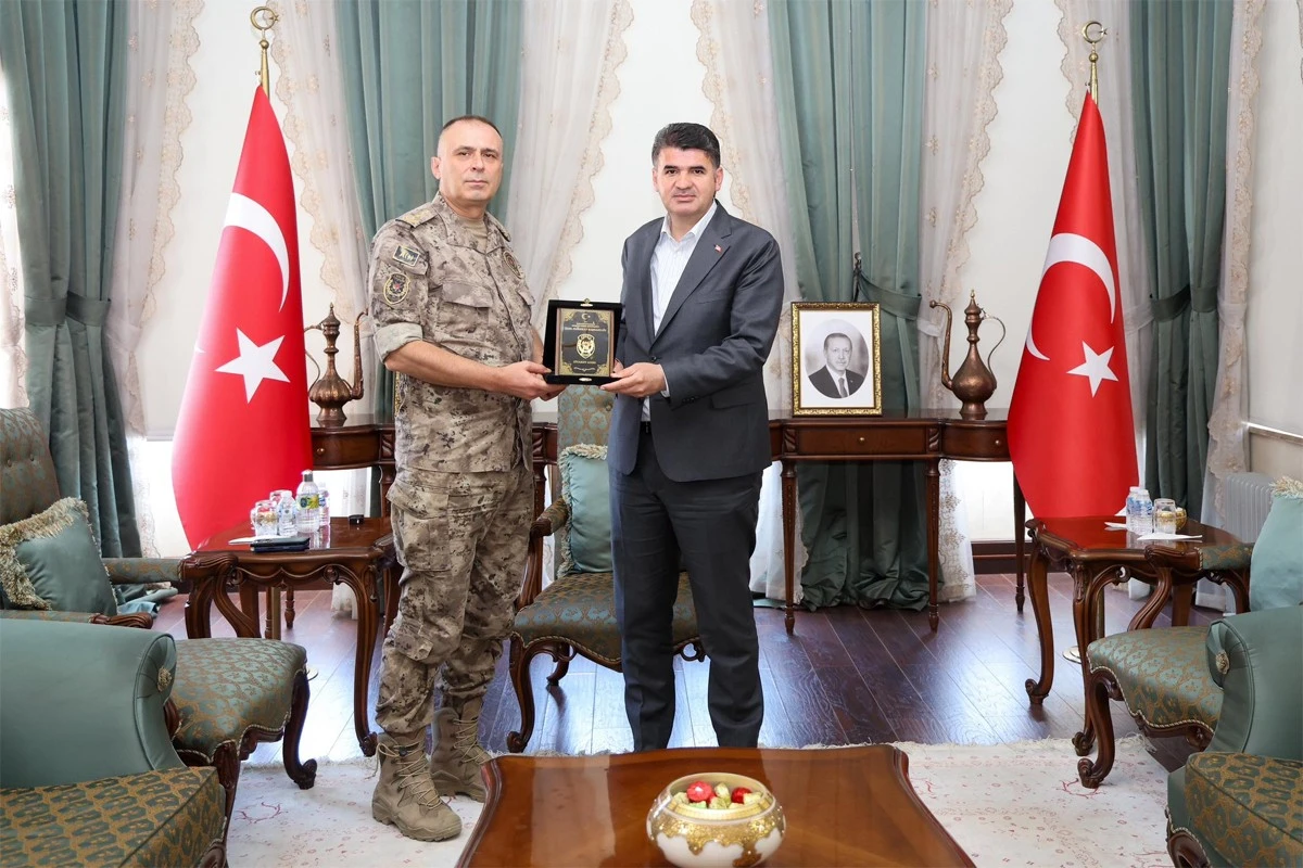Vali Kalaylı &Ouml;zel Harekat Daire Başkanı Hayal&rsquo;i kabul etti