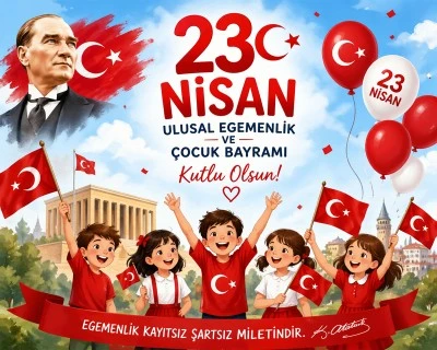 23 Nisan Ulusal Egemenlik ve &Ccedil;ocuk Bayramı Kilis'te t&ouml;renlerle kutlanacak