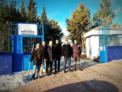 A&ccedil;ıkg&ouml;z, kar ve buzlanmaya karşı okulları yerinde inceledi