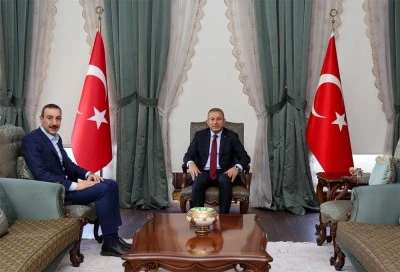 AK Parti Kilis İl Başkanı Serhan Diyarbakırlı’dan Vali Tahir Şahin’e ziyaret