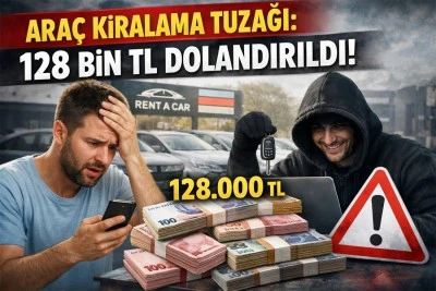 Ara&ccedil; kiralama tuzağı: 128 bin TL dolandırıldı