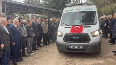 Bakan G&uuml;ler, Kilis'te Kıbrıs Gazisi'nin cenazesine katıldı