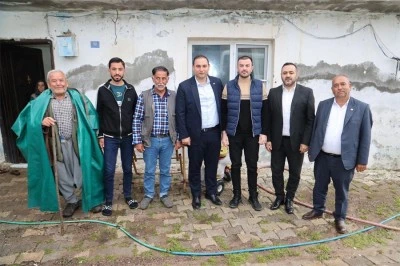 Başkan Bilecen&rsquo;den &Ouml;kkeş Kemal &Ouml;zpolat ve Duran Sağlam&rsquo;a moral ziyareti