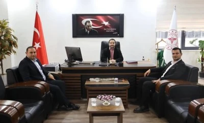 Başkan Bilecen ve İl Başkanı Sapan&rsquo;dan Başhekim Arısoy&rsquo;a Ziyaret