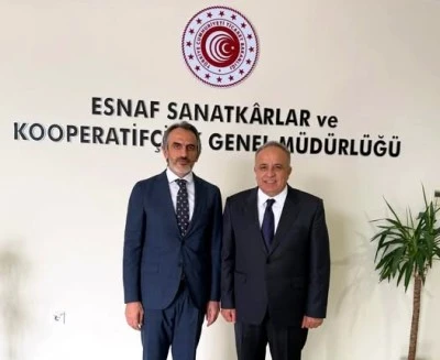 Başkan Memiler, Kilis esnafının taleplerini Genel M&uuml;d&uuml;r Şener&rsquo;e iletti