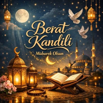 Berat Kandili yarın gece idrak edilecek