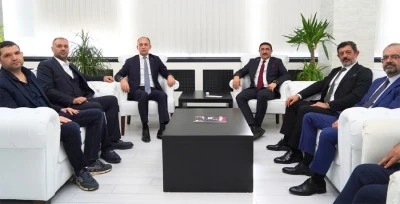 &Ccedil;akıcı, Rekt&ouml;r Prof. Dr. Zekeriya Akman&rsquo;la g&ouml;r&uuml;şt&uuml;