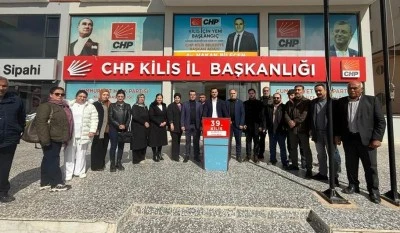 CHP Kilis İl Başkanlığı&rsquo;nda İmamoğlu&rsquo;nun Mektubu okundu