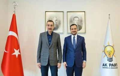 Diyarbakırlı, İstanbul'da AK Parti İl Başkanı &Ouml;zdemir ile g&ouml;r&uuml;şt&uuml;