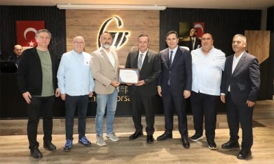 GTB'den Abdullah Sakar'a plaket