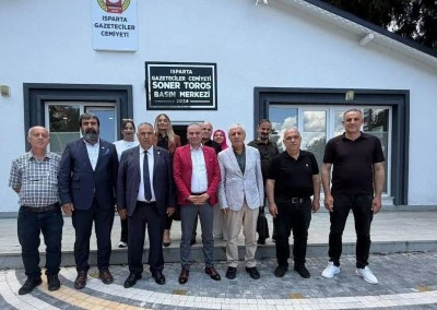 G&uuml;neydoğulu Gazetecilerden Isparta Gazeteciler Cemiyeti&rsquo;ne ziyaret