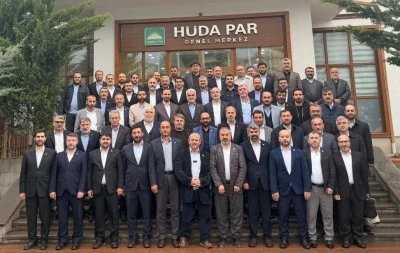H&Uuml;DA PAR Kilis İl Başkanı Ali Kiriş, Ankara&rsquo;daki İl Başkanları toplantısına katıldı