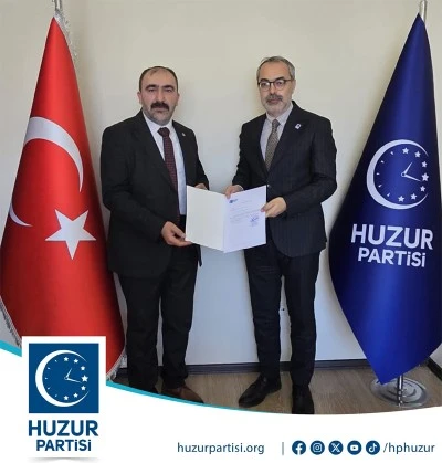 Huzur Partisinde Kilis il Başkanlığına Serdar G&uuml;ler atandı