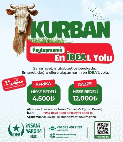 İDEA&rsquo;da kurban seferberliği