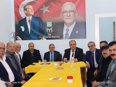 İYİ Parti Kilis İl Başkanlığı&rsquo;nda bayramlaşma coşkusu