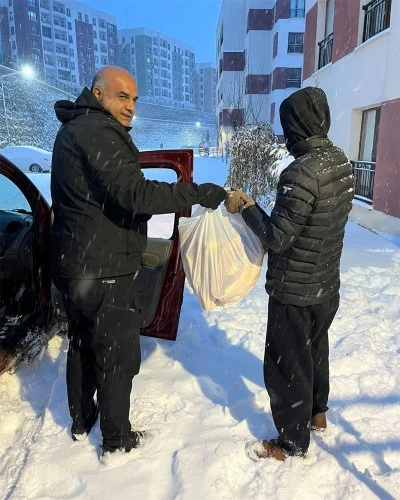 Kar engel oldu, Kilis Belediyesi engel tanımadı 