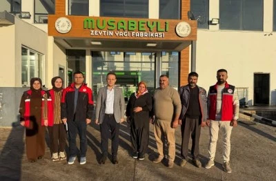 Kaymakam Erdem Karanfil&rsquo;den Zeytinyağı Fabrikalarına İnceleme Ziyareti