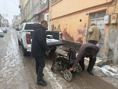 Kilis Belediyesi&rsquo;nden Karda Engelli Vatandaşlara Anında Destek