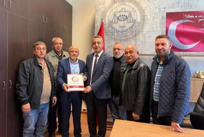 Kilis Fırıncılar Odası Başkanlığı&rsquo;na se&ccedil;ilen Sel&ccedil;uk Dilber mazbatasını aldı