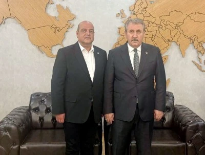 Kilis'in sorunlarını BBP Genel Başkanı Destici ile g&ouml;r&uuml;şt&uuml;