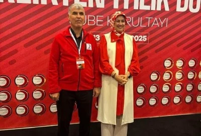 Kilis Kızılay Şube Başkanı Erdoğan Şubeler Kurultaya katıldı