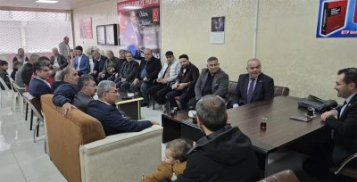 Kilis Muhtarlar Derneği&rsquo;nden BTP&rsquo;ye bayram ziyareti