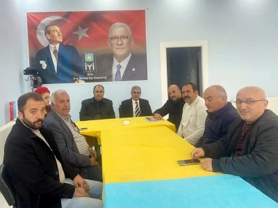Kilis Muhtarlar Derneği&rsquo;nden İYİ Parti&rsquo;ye Hayırlı Olsun Ziyareti