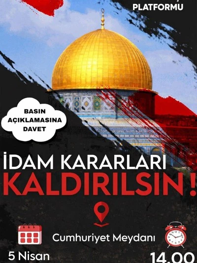 Kilis Sivil Dayanışma Platformu: Mescid-i Aksa&rsquo;ya Vurulan Zincir Kırılmalıdır!