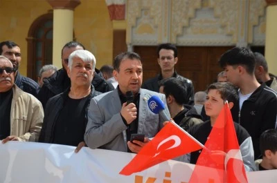 Kilis Sivil Dayanışma Platformundan gıyabi cenaze namazı sonrası basın a&ccedil;ıklaması