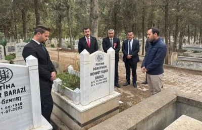 Kilis’te 24 Kasım’da ebediyete intikal eden öğretmenler unutulmadı