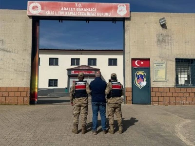 Kilis&rsquo;te 3 yıl 3 ay hapis cezası bulunan zanlı tutuklandı
