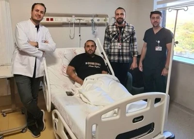 Kilis’te 7 santimetrelik diyafram yırtığı başarılı operasyonla tedavi edildi