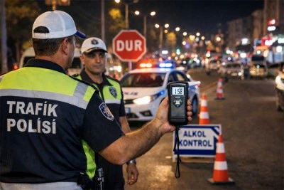 Kilis&rsquo;te alkoll&uuml; ara&ccedil; kullanan s&uuml;r&uuml;c&uuml; hakkında işlem yapıldı