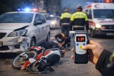 Kilis&rsquo;te alkoll&uuml; s&uuml;r&uuml;c&uuml; motosiklete &ccedil;arptı: 1 yaralı