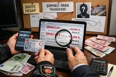 Kilis&rsquo;te başkasının adına a&ccedil;ılan hesapla ş&uuml;pheli para transferi