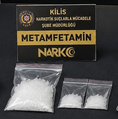 Kilis&rsquo;te denetimde uyuşturucu ele ge&ccedil;irildi