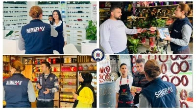 Kilis&rsquo;te esnafa siber g&uuml;venlik ve siber dolandırıcılık bilgilendirmesi