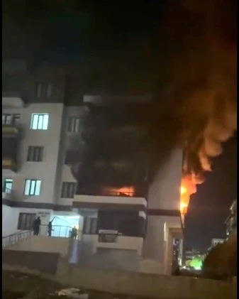 Kilis&rsquo;te ev yangını maddi hasara yol a&ccedil;tı