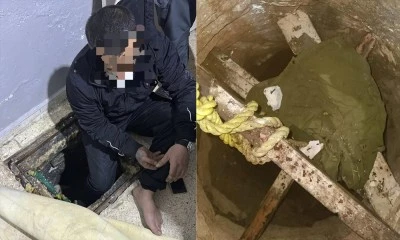 Kilis&rsquo;te film gibi operasyon! Kuyuda saklanan şahıs yakalandı
