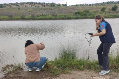 Kilis&rsquo;te g&ouml;l ve g&ouml;letlerden su numunesi alındı