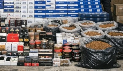 Kilis&rsquo;te ka&ccedil;ak&ccedil;ılık operasyonu: Binlerce paket sigara ve ka&ccedil;ak &uuml;r&uuml;n ele ge&ccedil;irildi