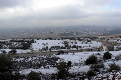 Kilis&rsquo;te Kar ve Soğuk hava etkili oldu, G&uuml;n G&uuml;neşle başladı